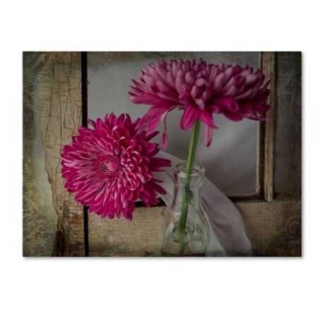 Trademark Fine Art Bob Rouse 'Mums by a Window' Canvas Art, 14x19 ALI16006-C1419GG